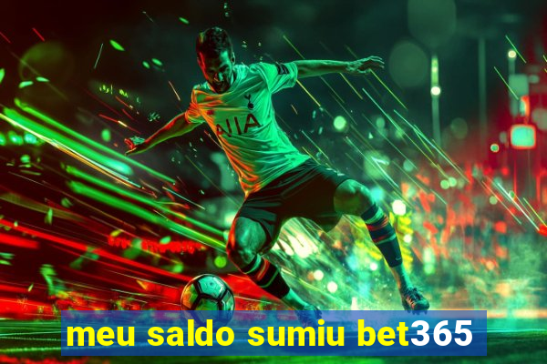 meu saldo sumiu bet365